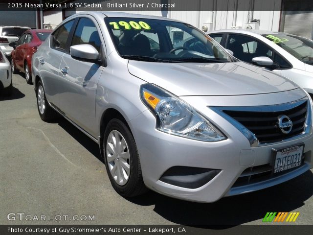 2015 Nissan Versa 1.6 SV Sedan in Brilliant Silver