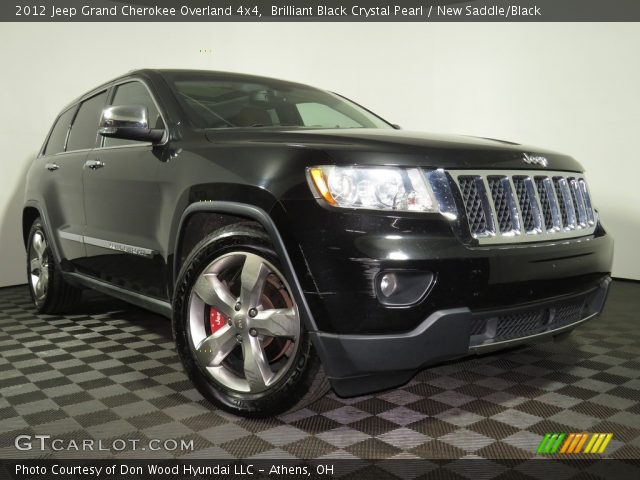 2012 Jeep Grand Cherokee Overland 4x4 in Brilliant Black Crystal Pearl