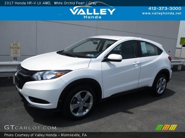 2017 Honda HR-V LX AWD in White Orchid Pearl