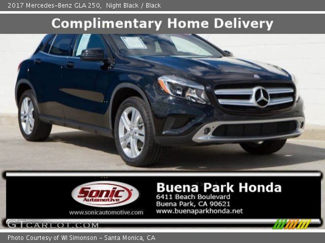 2017 Mercedes-Benz GLA 250 in Night Black