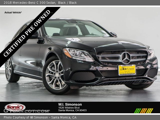 2018 Mercedes-Benz C 300 Sedan in Black