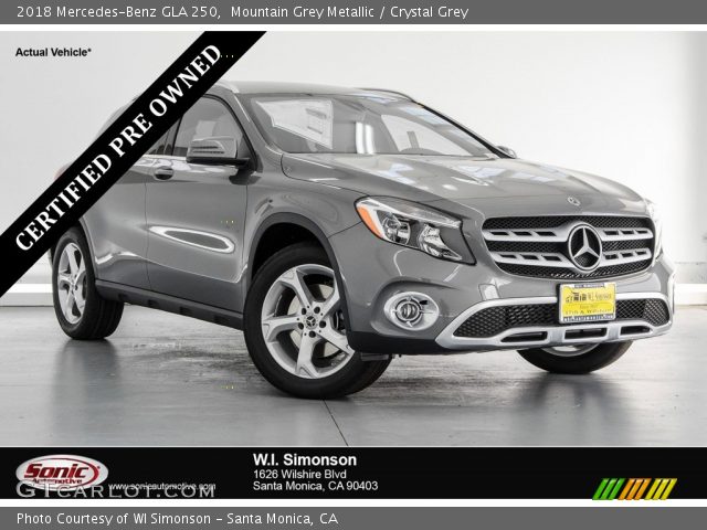 2018 Mercedes-Benz GLA 250 in Mountain Grey Metallic