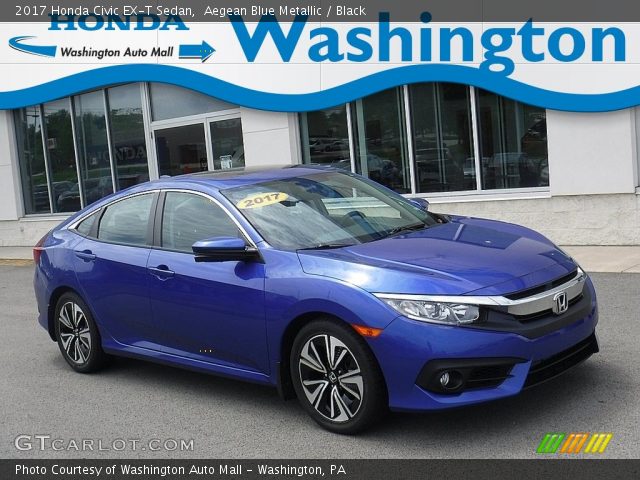 2017 Honda Civic EX-T Sedan in Aegean Blue Metallic