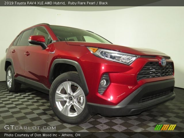 2019 Toyota RAV4 XLE AWD Hybrid in Ruby Flare Pearl