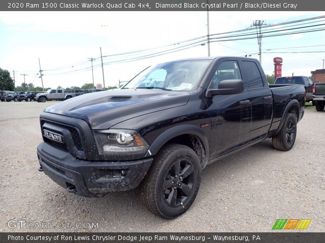 2020 Ram 1500 Classic Warlock Quad Cab 4x4 in Diamond Black Crystal Pearl