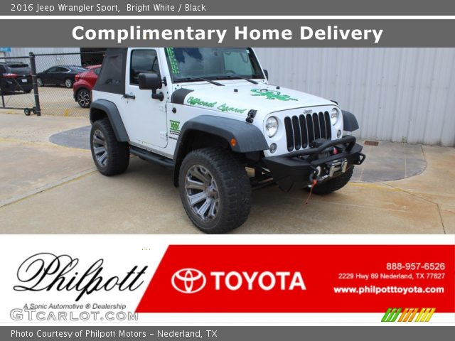 2016 Jeep Wrangler Sport in Bright White