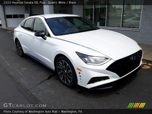 2020 Hyundai Sonata SEL Plus in Quartz White