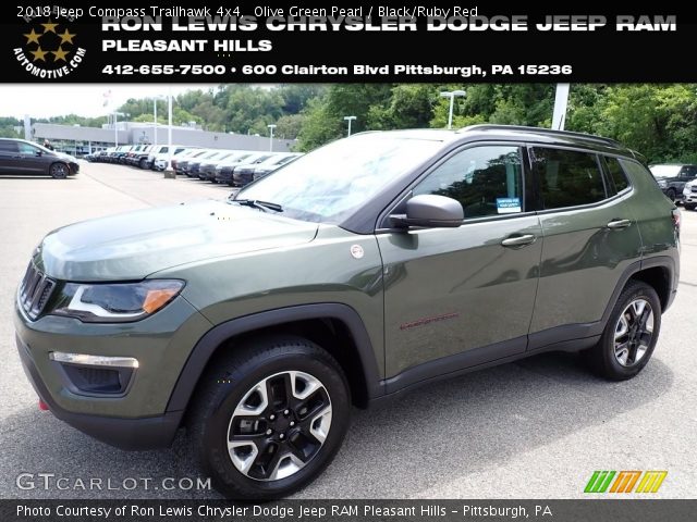 2018 Jeep Compass Trailhawk 4x4 in Olive Green Pearl