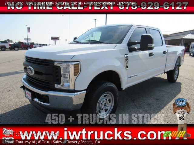2018 Ford F350 Super Duty XL Crew Cab 4x4 in Oxford White
