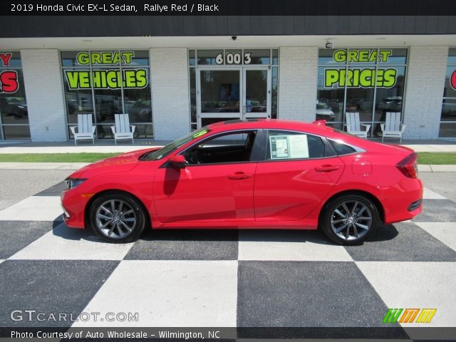 2019 Honda Civic EX-L Sedan in Rallye Red