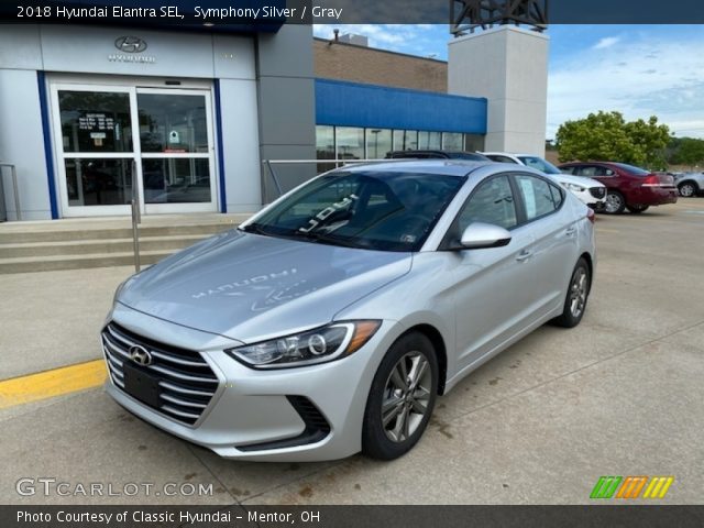 2018 Hyundai Elantra SEL in Symphony Silver
