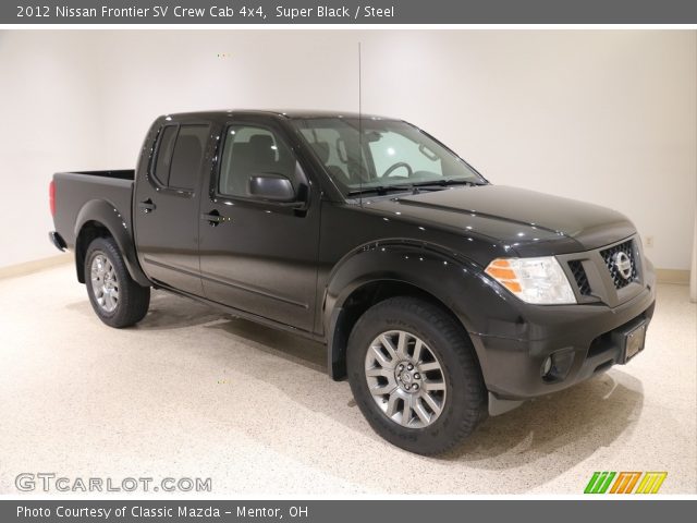 2012 Nissan Frontier SV Crew Cab 4x4 in Super Black