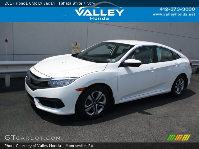 2017 Honda Civic LX Sedan in Taffeta White
