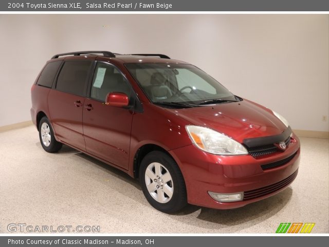 2004 Toyota Sienna XLE in Salsa Red Pearl