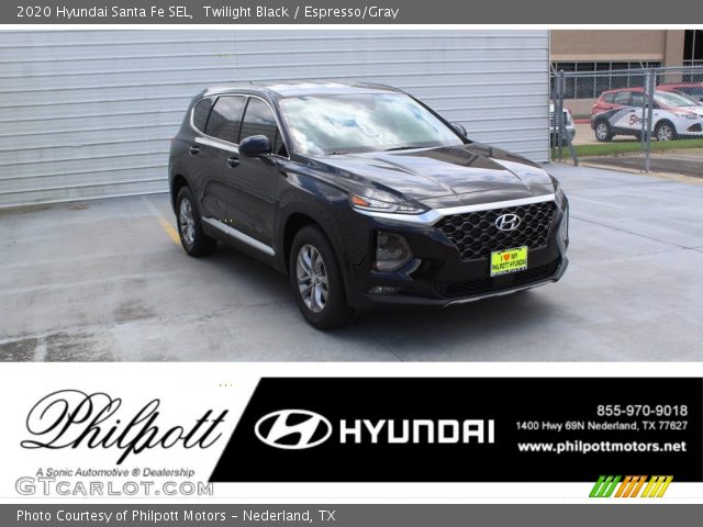 2020 Hyundai Santa Fe SEL in Twilight Black