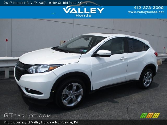 2017 Honda HR-V EX AWD in White Orchid Pearl