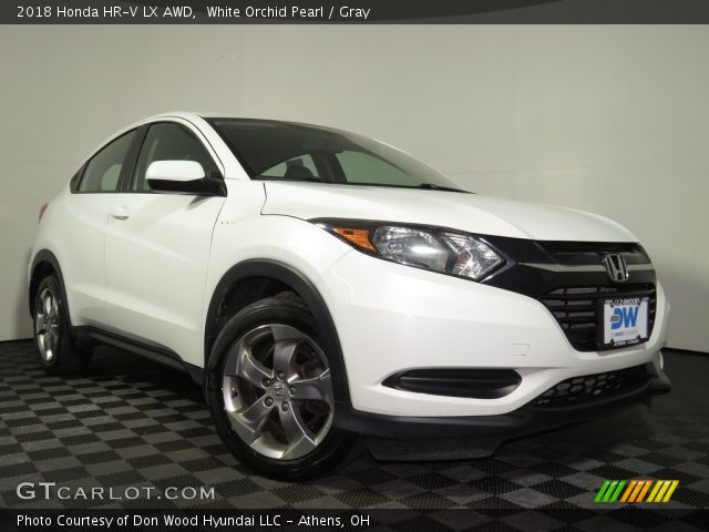 2018 Honda HR-V LX AWD in White Orchid Pearl