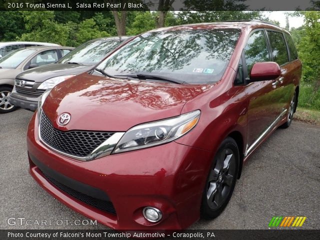 2016 Toyota Sienna L in Salsa Red Pearl