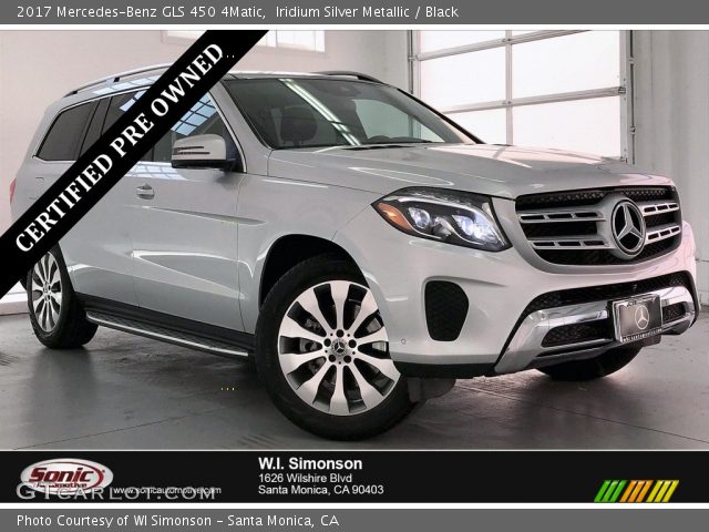 2017 Mercedes-Benz GLS 450 4Matic in Iridium Silver Metallic