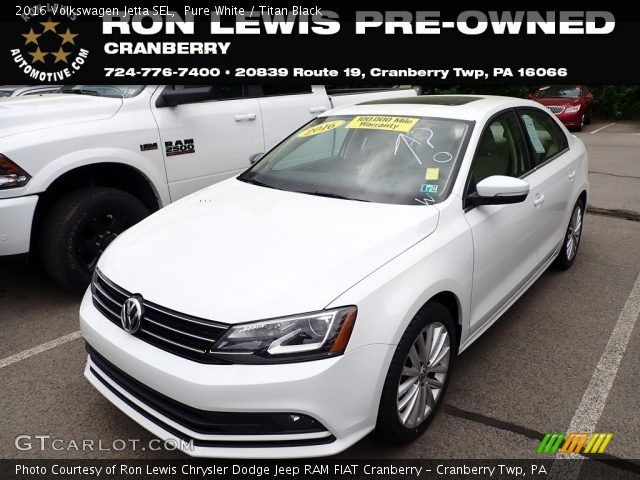 2016 Volkswagen Jetta SEL in Pure White