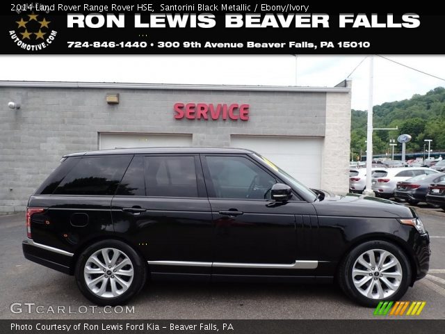 2014 Land Rover Range Rover HSE in Santorini Black Metallic