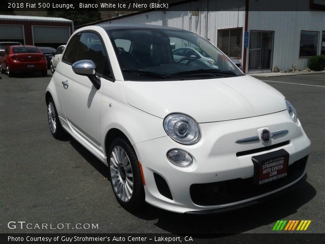 2018 Fiat 500 Lounge in Bianco White Ice