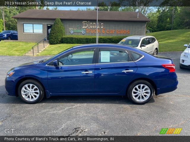 2019 Nissan Sentra S in Deep Blue Pearl