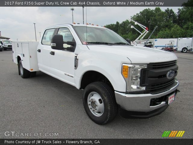 2017 Ford F350 Super Duty XL Crew Cab 4x4 Chassis in Oxford White