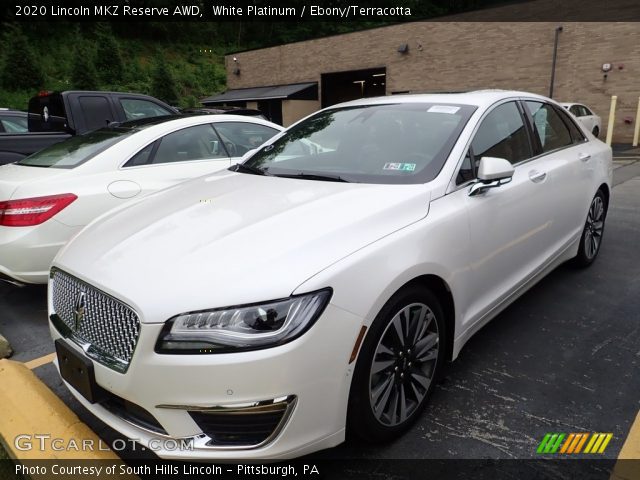 2020 Lincoln MKZ Reserve AWD in White Platinum