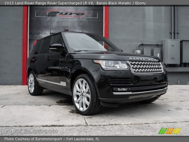 2013 Land Rover Range Rover Supercharged LR V8 in Barolo Black Metallic
