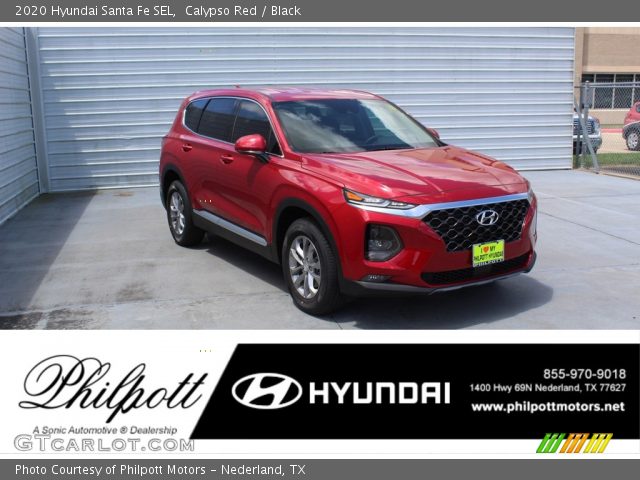 2020 Hyundai Santa Fe SEL in Calypso Red