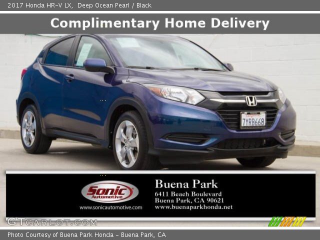 2017 Honda HR-V LX in Deep Ocean Pearl