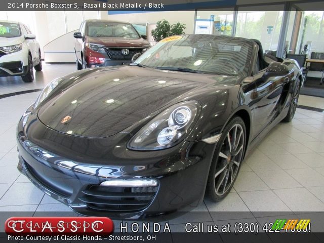 2014 Porsche Boxster S in Basalt Black Metallic