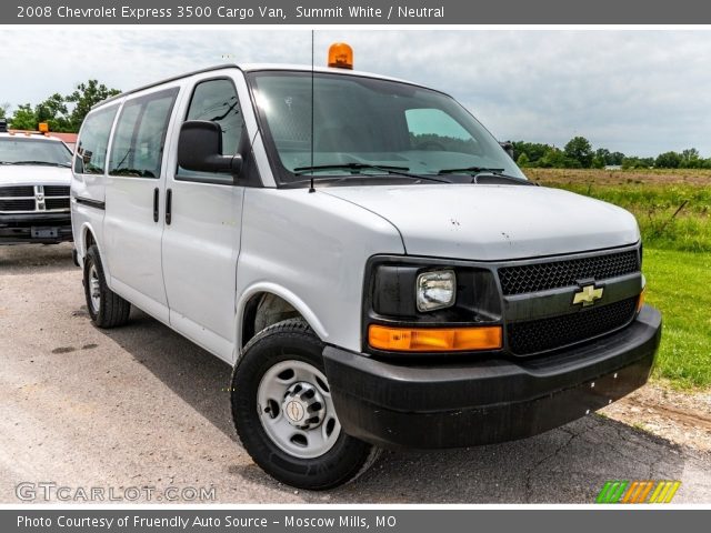 2008 Chevrolet Express 3500 Cargo Van in Summit White