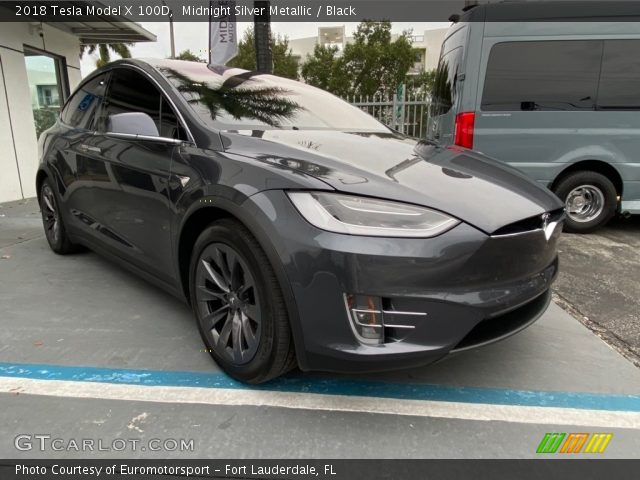 2018 Tesla Model X 100D in Midnight Silver Metallic
