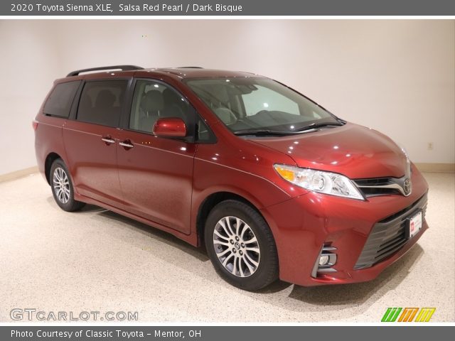 2020 Toyota Sienna XLE in Salsa Red Pearl