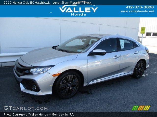 2019 Honda Civic EX Hatchback in Lunar Silver Metallic