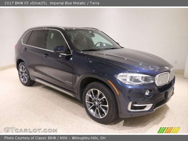2017 BMW X5 xDrive35i in Imperial Blue Metallic