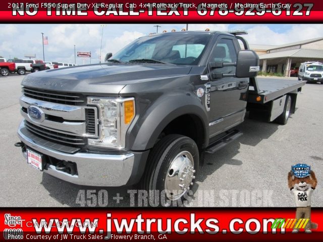 2017 Ford F550 Super Duty XL Regular Cab 4x4 Rollback Truck in Magnetic