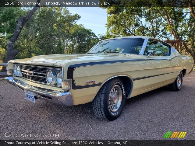 1968 Ford Torino GT Fastback in Meadowlark Yellow