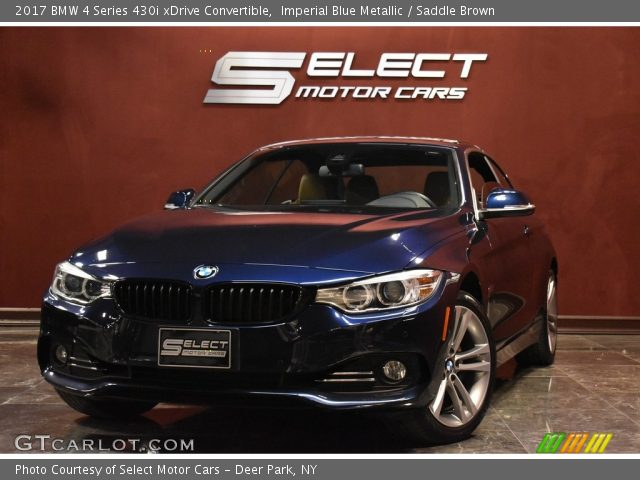 2017 BMW 4 Series 430i xDrive Convertible in Imperial Blue Metallic