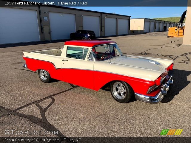 1957 Ford Ranchero Custom in Flame Red