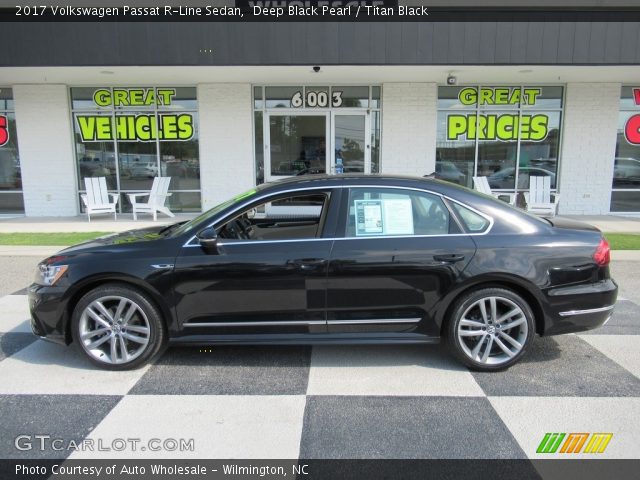 2017 Volkswagen Passat R-Line Sedan in Deep Black Pearl