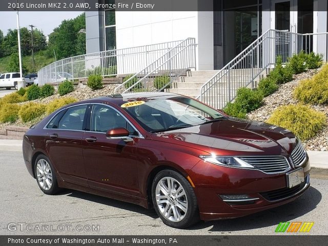 2016 Lincoln MKZ 2.0 AWD in Bronze Fire