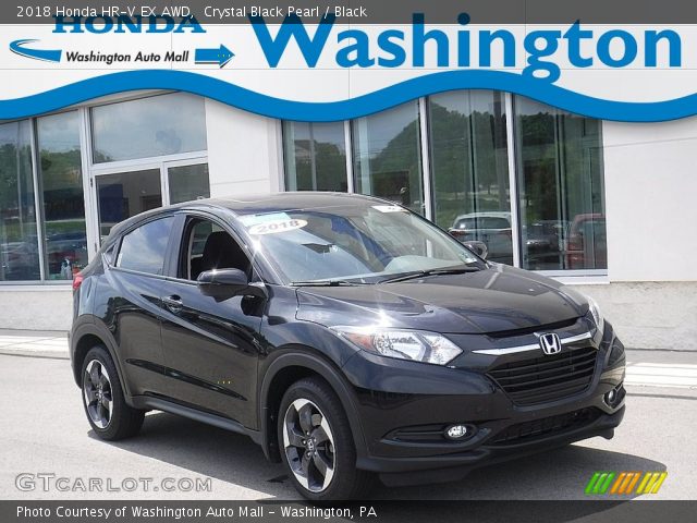 2018 Honda HR-V EX AWD in Crystal Black Pearl