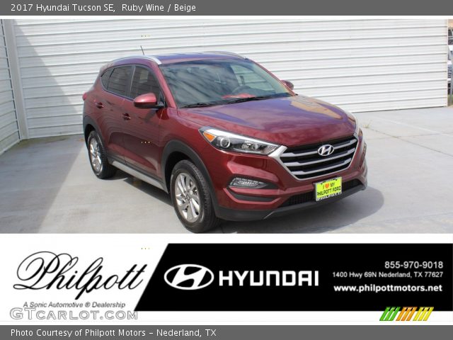 2017 Hyundai Tucson SE in Ruby Wine