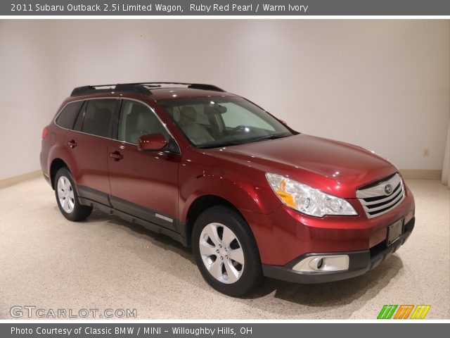 2011 Subaru Outback 2.5i Limited Wagon in Ruby Red Pearl