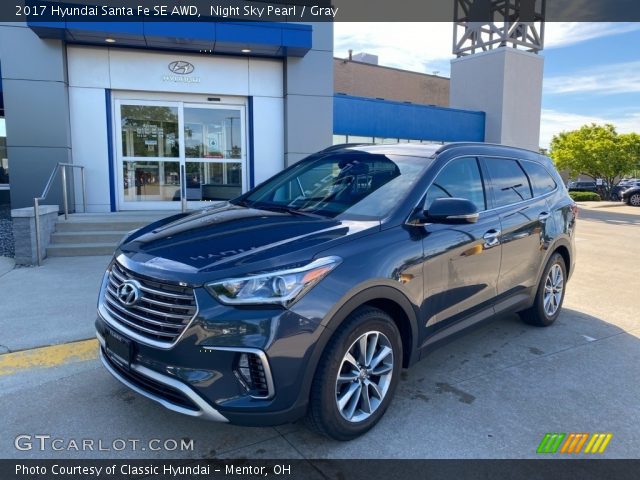 2017 Hyundai Santa Fe SE AWD in Night Sky Pearl