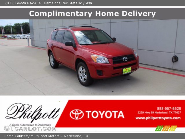 2012 Toyota RAV4 I4 in Barcelona Red Metallic