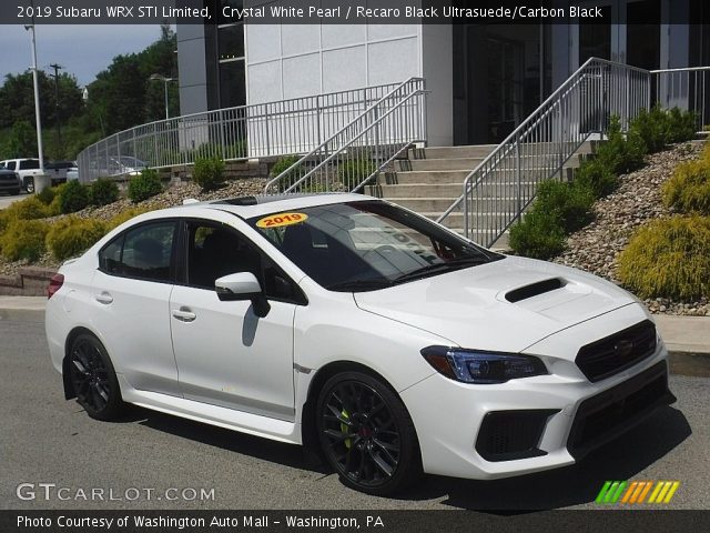 2019 Subaru WRX STI Limited in Crystal White Pearl